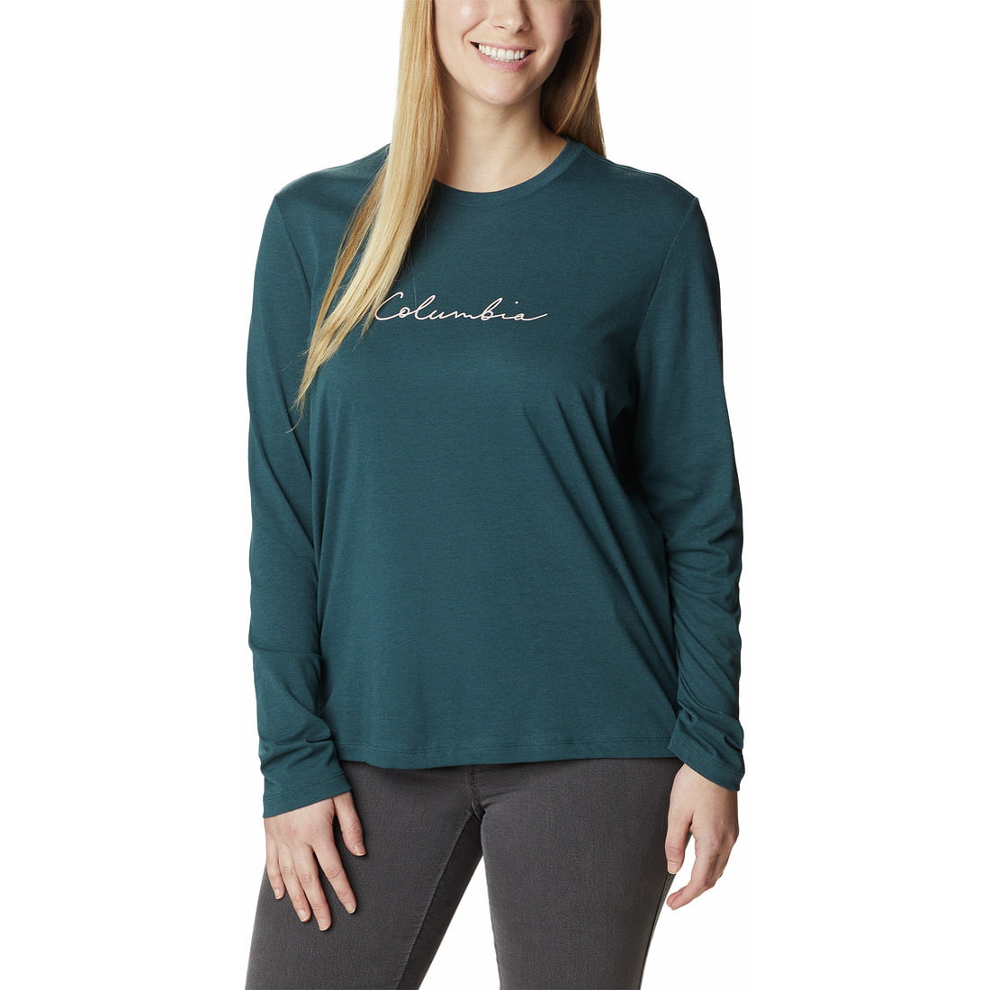 חולצה ארוכה לנשים Columbia Trek Relaxed L/S T