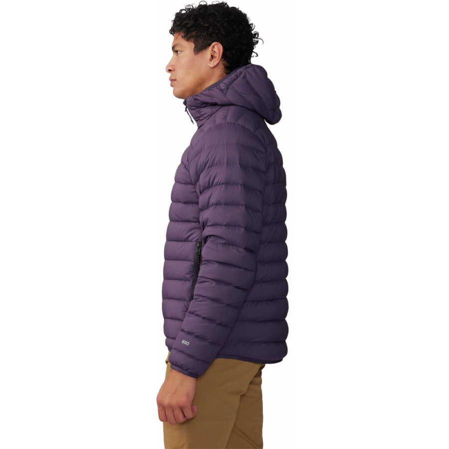 DELORO DOWN F/Z HOODY