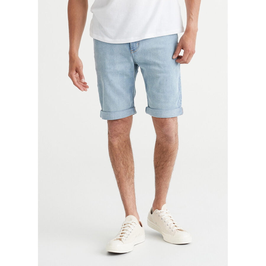 PERF DENIM COMMUTER SHORT