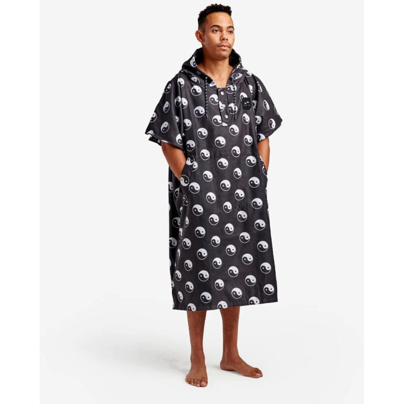 פונצ'ו יוניסקס Poncho Sun Moon Black