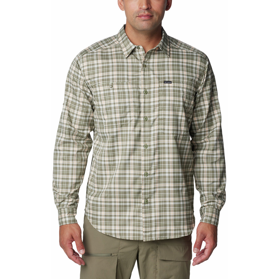 חולצה ארוכה לגברים Silver Ridge Utility Lite Plaid L\S