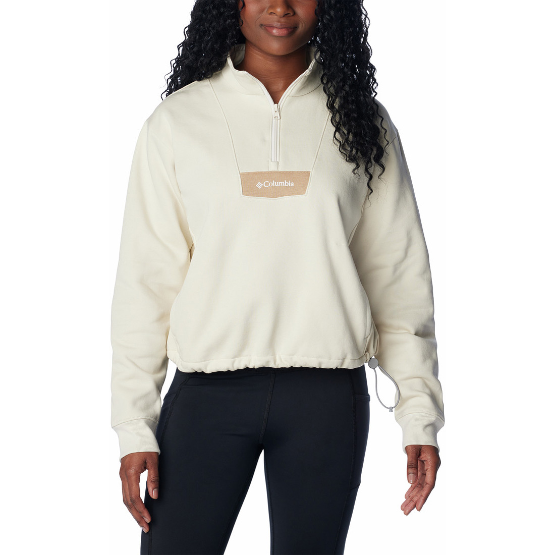 סווטשירט לנשים Columbia Lodge Quarter Zip