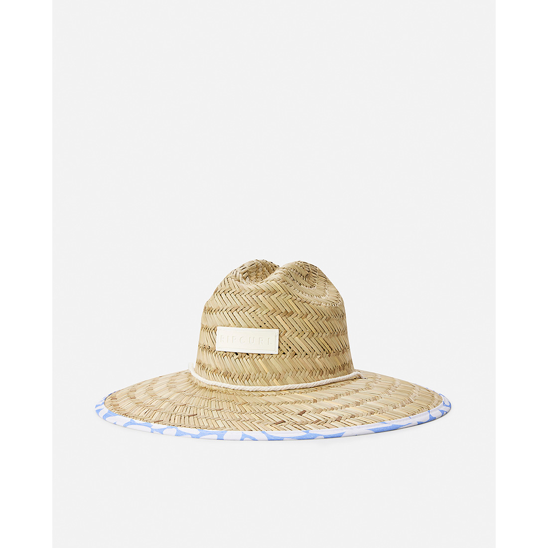 כובע קש רחב שוליים Mixed Straw Sun Hat