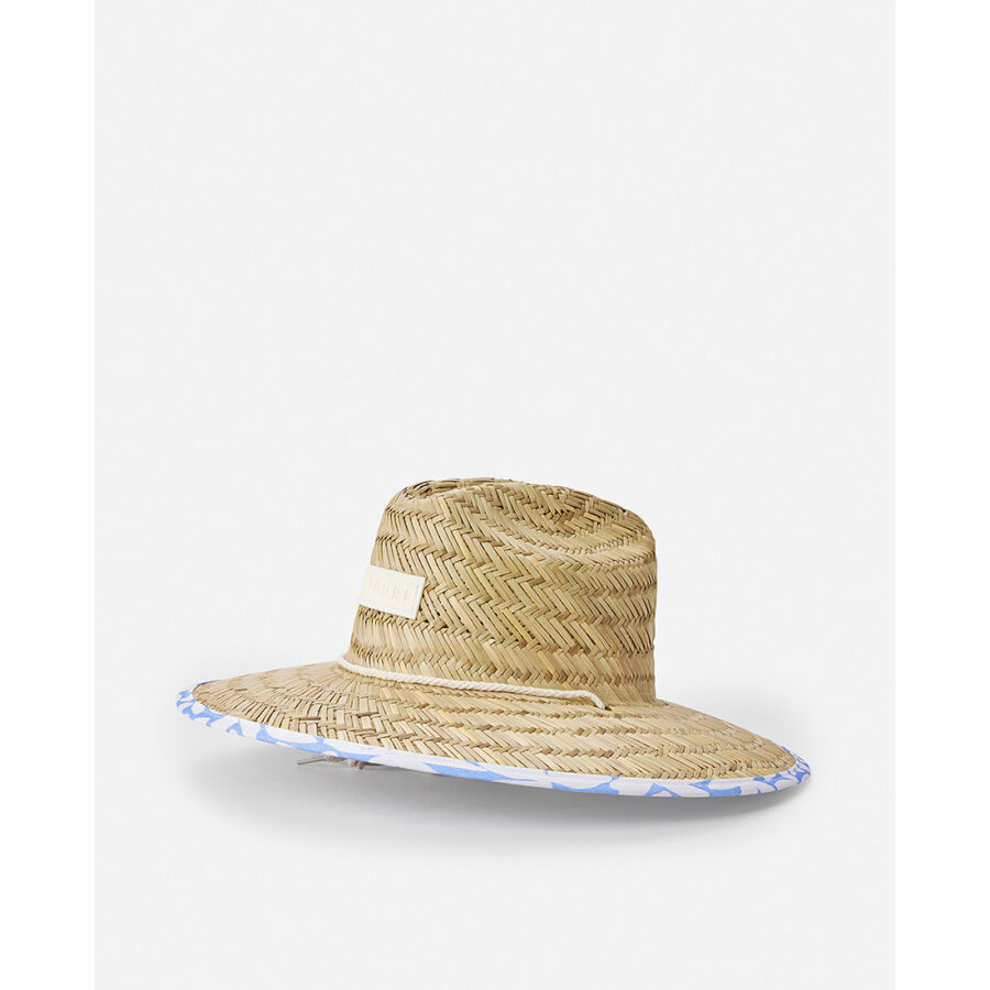 MIXED STRAW SUN HAT