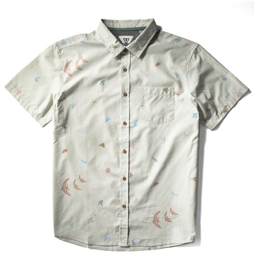 חולצה מכופתרת לגברים Miyashiro Island Stargazer Eco S/S Shirt