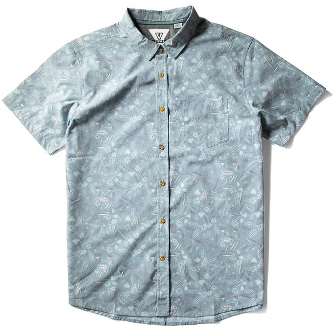 חולצה מכופתרת לגברים Gardena Eco S/S Shirt