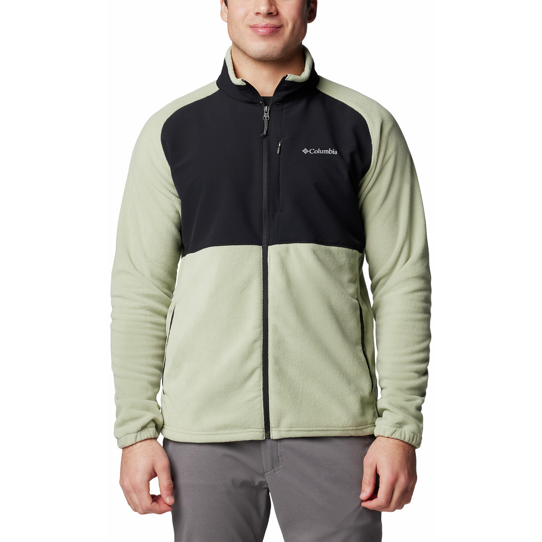 מעיל מיקרו-פליס לגברים Sage Peak Full Zip Fleece