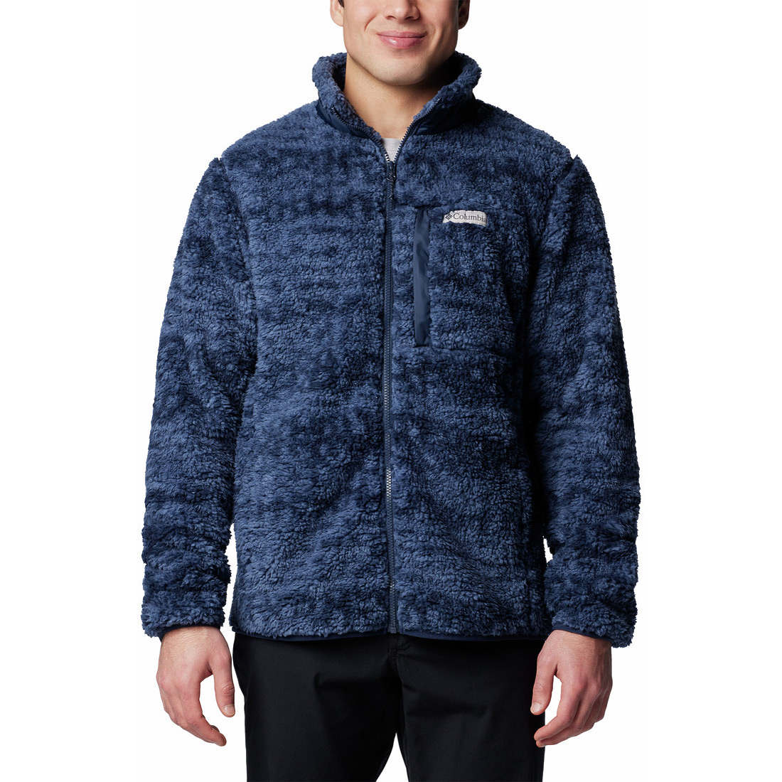 מעיל פליס לגברים Winter Pass Printed Fleece II