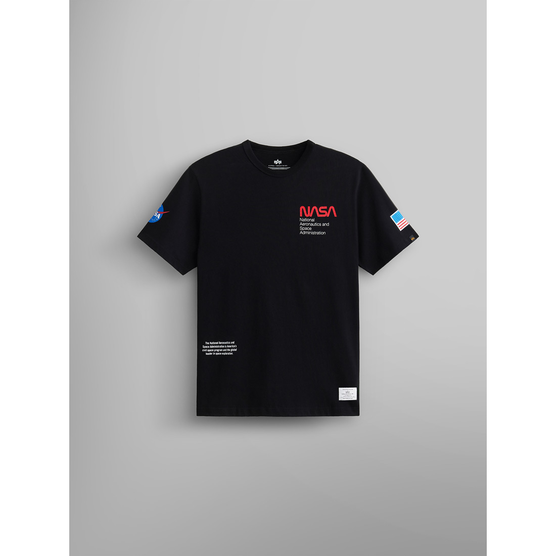 חולצת טי לגברים Nasa Worm Logo Gen II Tee